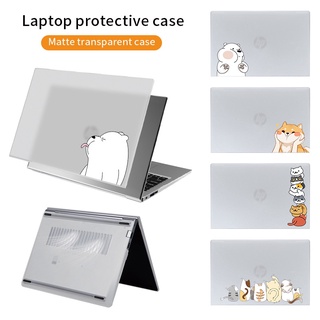 4 In 1 เคสแล็ปท็อป PVC แบบแข็ง ลายการ์ตูน สําหรับ HP Probook 440 G8 14 นิ้ว Pavilion 14-dv HP Pavilion 14-ce