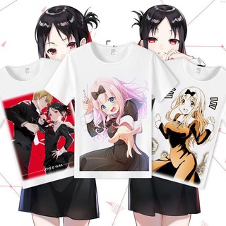 เสื้อยืดแขนสั้น คอกลม พิมพ์ลายการ์ตูนอนิเมะ Miss Kaguya Fujiwara Book Diary Dancing เข้ากับทุกการแต่งกาย สําหรับนักเรียน