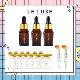 LELUXE FRANCE - Blanchir Serum 3 ขวด + Absolute Cream 5ml 6 ซอง + Sun Protection SPF50 PA +++ 10ml 2 หลอด