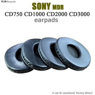 ฟองน้ําครอบหูฟัง หนังแกะ แบบเปลี่ยน สําหรับ SONY mdr CD750 CD1000 CD2000 CD3000