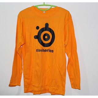 เสื้อ Steelseries สีส้มแขนยาว