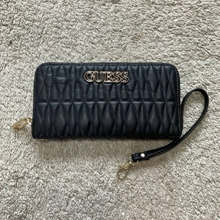 กระเป๋าสตางค์ใบยาว GUESS LONG WALLET กระเป๋าสตางค์ใบยาว+สายคล้องมือ หนังนิ่ม