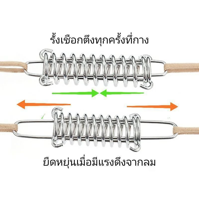 สปริงกันกระชากสำหรับเต็นท์ Tarp ฟรายชีท thumbnail 3