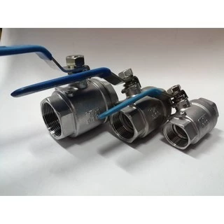 JK ball valve stainless #316 2 PC บอลวาล์วสแตนเลส #316 2 ตอน ขนาด 1" 1.1/4" 1.1/2" 💥💥💥ถูกกว่าบอลวาล์วทองเหลือง💥💥💥