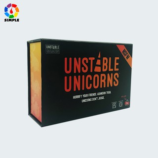 Unstable Unicorns Not Safe For Work Card (NSFW) Game - A strategic card game and party game