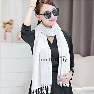 ผ้าพันคอ ผ้าคลุมพัชมีนา Pashmina scarf  size 160 x 60 cm -