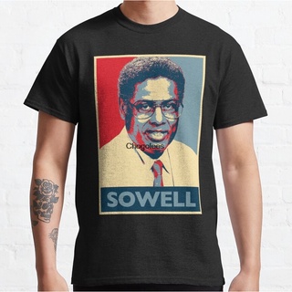 เสื้อยืดโอเวอร์ไซส์ใหม่ เสื้อยืดผ้าฝ้าย 100% พิมพ์ลาย Thomas Sowell Aaefji94Oileem64 สําหรับผู้ชาย XS-3XLS-3XL