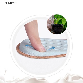 [[Luckybabys]] แผ่นเสริมส้นรองเท้า แบบนิ่ม สําหรับทุกเพศ 2 ชิ้น [ขายดี