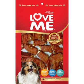 LOVEME ขนมสุนัข กัมมี่สั้นพันสันใน ขนาด300/250/125กรัม