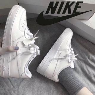 Nike Air Force 1 รองเท้าแฟชั่นสตรี รองเท้าลำลองสีขาว รองเท้ากีฬา Size:36-44