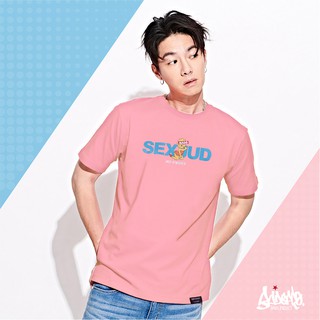 เสื้อยืด รุ่น SexJud Simpson สีชมพู ( ลิขสิทธิ์แท้ ) แขนสั้น เสื้อยืดชาย หญิง M L XL 2XL  TS