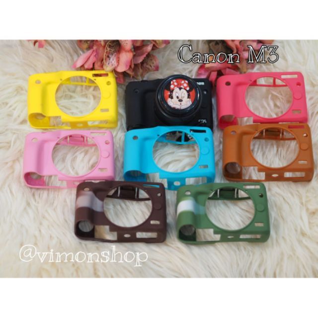 โล้ะสต้อค ซิลิโคนเคส Canon M3 เคสกล้อง เคสซิลิโคน