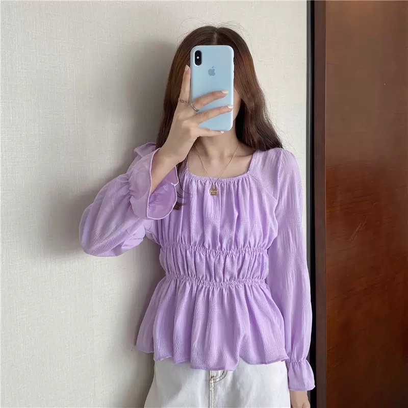 เสื้อ Ruffles เกาหลี