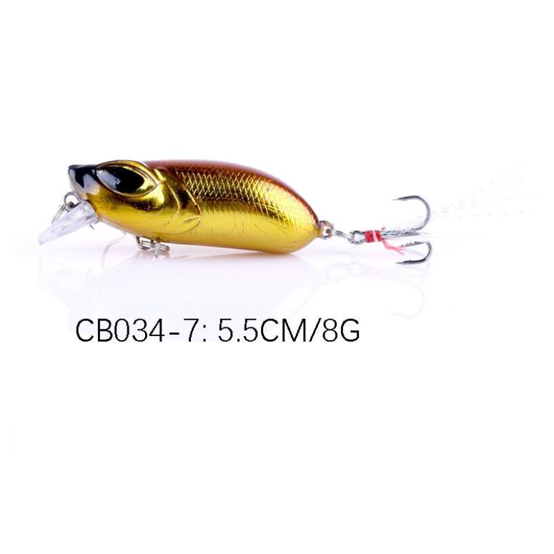 Mininow Lure 3D Eye Specialty Lure Fishing Tackle ยาว 5.5 ซม., 8g weight_Lure_43