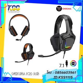 ONIKUMA K20 HEADSET GAMING USB 7.1 RGB