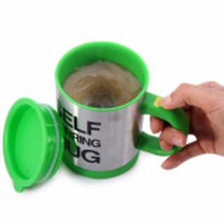 SELF STIRRING MUG (GREEN) แก้วชงกาแฟชงเครื่องดื่มอัตโนมัติ(ORIGINAL)