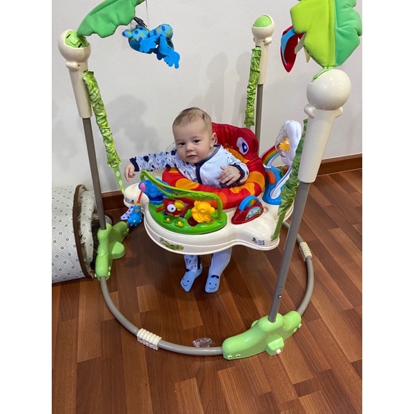 Jumperoo Rainforest จั้มเปอร์ เสริมพัฒนาการเด็ก จั้มเปอร์หน้ากบสุดฮิต