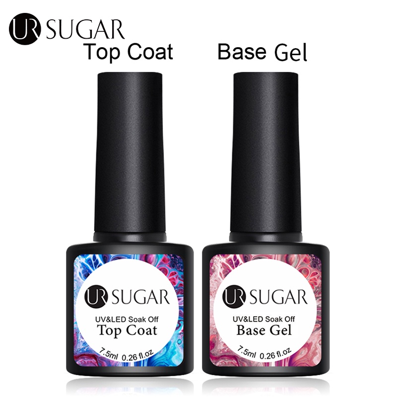 Ur SUGAR ยาทาเล็บเจล UV 7.5 มล. ไม่ต้องเช็ด เคลือบเล็บด้านบน