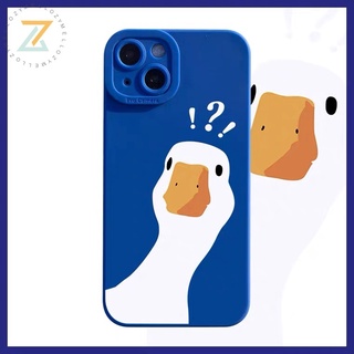 Zymello เคส VIVO Y21 V23 5G V23E 5G Y12S Y12 Y20 Y15S V21 5G Y50 Y33S Y12A Y91C Y20A Y17 Y11 Y15 Y21S Y21T Y33T Y85 เคสโทรศัพท์ซิลิโคนเป็ดอัจฉริยะ