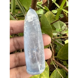 65 gram 18x65 mm Synthetic Aquamarine gemstone