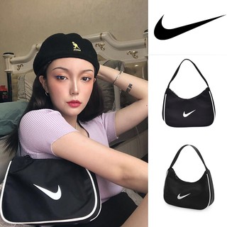 Nike hobo กระเป๋าถือกระเป๋าเล็กกระเป๋าสะพายแฟชั่นผู้หญิงกระเป๋าถือกีฬา