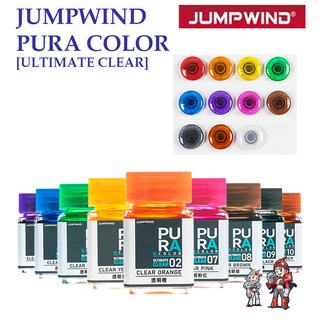 สีแอร์บรัช [JUMPWIND] PURA 01-011 Model Color Pura Ultimate Clear Color Series Lacquer Paint