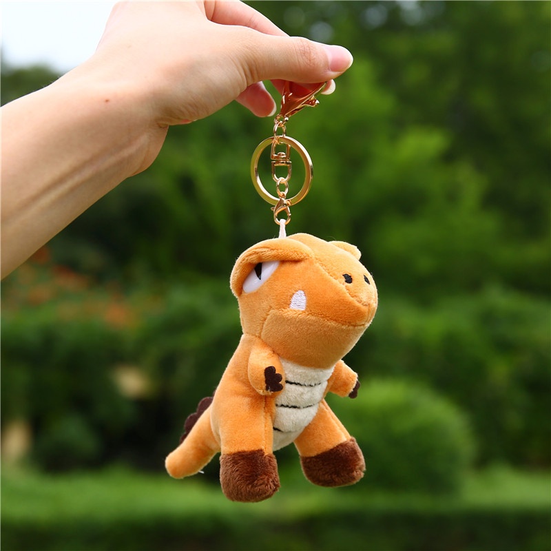 พวงกุญแจไดโนเสาร์ แกะน่ารัก สําหรับตกแต่งกระเป๋าสตรี Dinosaur006#