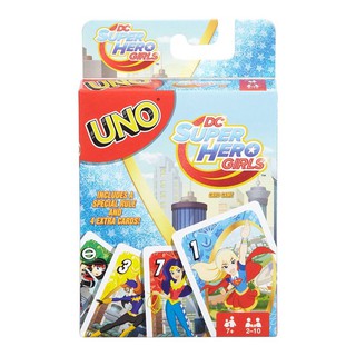 Uno DC Super Hero Girls การ์ดเกม อูโน่ FDJ16 CH