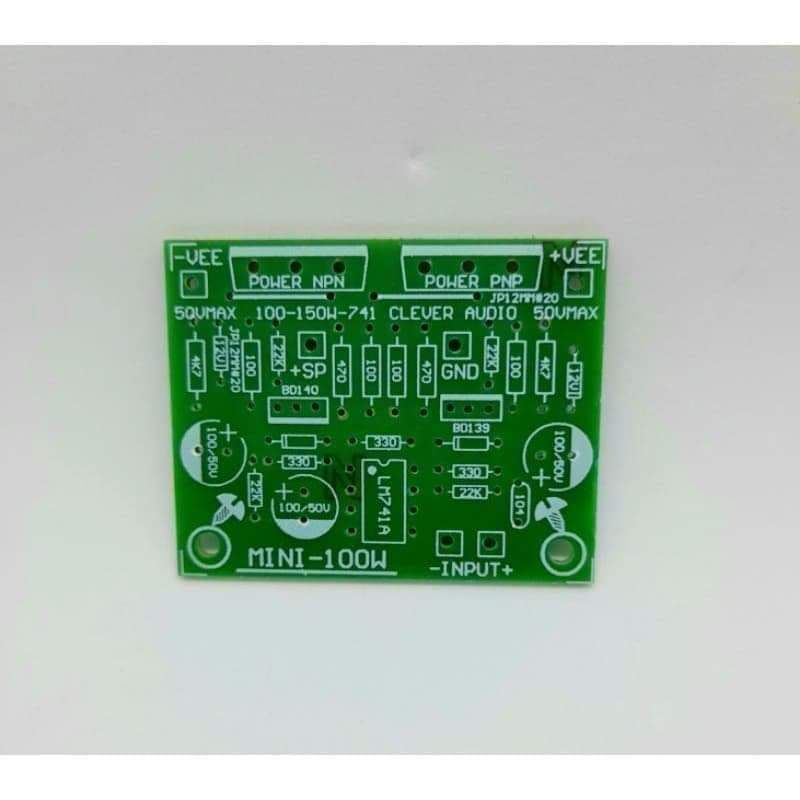 PCB เปล่า แอมป์741  MINI-100W