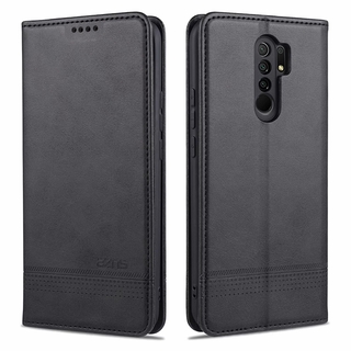 เคสกระเป๋าสตางค์ หนัง PU พร้อมช่องใส่บัตร สําหรับ Xiaomi Redmi 9