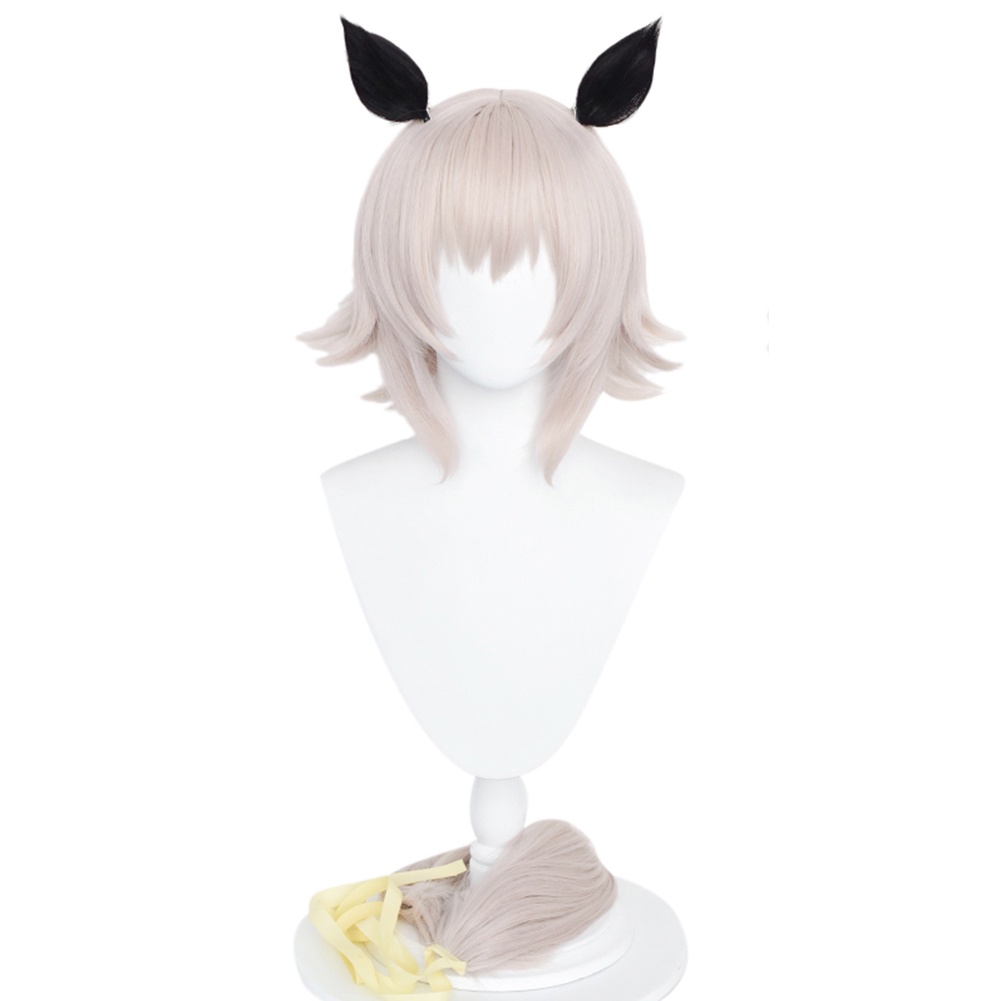 วิกผมคอสเพลย์ Pretty Derby Curren Chan แบบหูคู่ หางสั้น พร้อมตัวต่อ