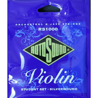 Rotosound สายไวโอลิน รุ่น RS1000 Silver Wound Violin Strings (Made in England)