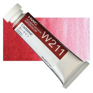 Carmine สีน้ำโฮลเบน Series A ขนาด 5/15ml รหัส W011/W211 Japan Holbein Artist watercolor ホルベイン透明水彩絵具