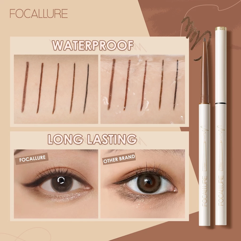 Focallure ดินสออายไลเนอร์เจล แบบบางพิเศษ ติดทนนาน อายไลเนอร์ กันน้ำ กันเหงื่อ กันมัน 1.7 มม thumbnail 7