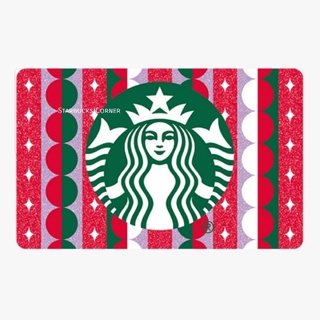 บัตร Starbucks® ลาย Christmas Siren Logo (2021) / บัตร Starbucks® (บัตรของขวัญ / บัตรใช้แทนเงินสด)