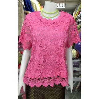 เสื้อลูกไม้ เกรดพรีเมี่ยม Size 38-52