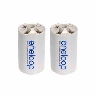 eneloop Adapter แปลงถ่าน AA เป็นขนาด D(1แพค2ก้อน)