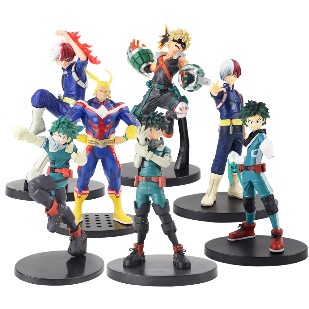 My Hero Academia Midoriya Izuku boku Midoriya deku Shoto bakugou All Might Toga Todoroki Action Figu