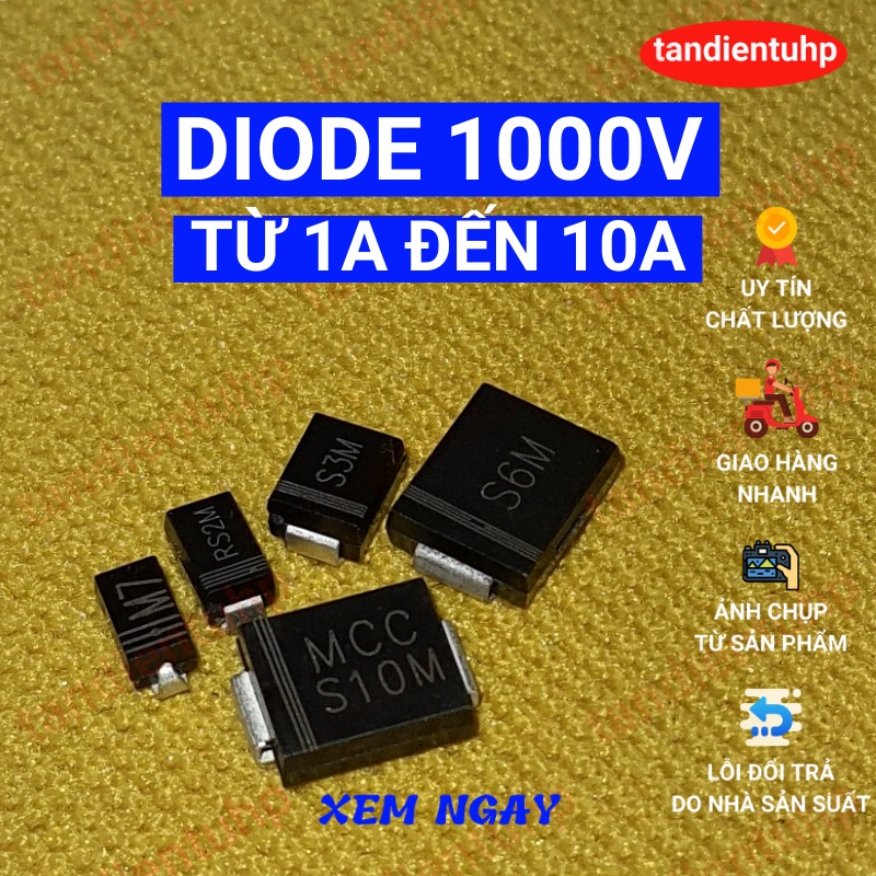 อุปกรณ์เสริมพร้อม CODES จาก: 1N4007 M7 1A, FR207 1N5408 IN5408 RS2M 2A, S3M 3A, S6M 6A, ไปยังผลิตภัณ