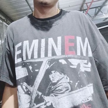 เสื้อยืดมือสอง งานเก็บ Vintage ยุโรป 🌟Rare 🌟 หนังปี2002 8Mile By Eminem Size L.22/ยาว26.5