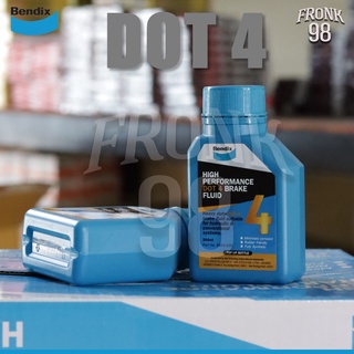 Bendix น้ำมันเบรคสังเคราะห์แท้ 100% "DOT4" 200ml.