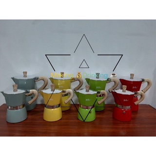 ZBOSS Moka Pot หม้อโมก้าอิตาเลี่ยนหม้อกาแฟแปดเหลี่ยมหม้อสกัดกลั่นเอสเปรสโซหม้อต้มกาแฟมือ