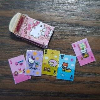 ของจิ๋วไพ่ Hello Kitty งานHandmade