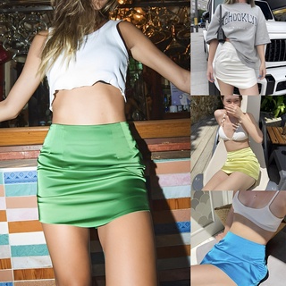 Lahv The Label - Nobu Mini Skirt กระโปรงสั้นซาติน