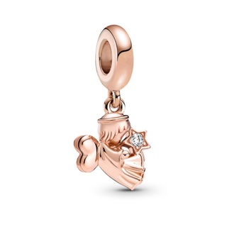 (พร้อมส่ง)*New*Pandora Heart Winged Angel Dangle Charm