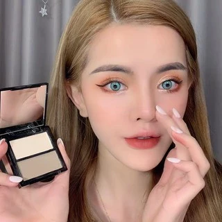 เฉดดิ้งไฮไลท์ Novo [5369] Shading Highlight คอนทัวร์หน้าแบบตลับ พร้อมกระจกในตัว