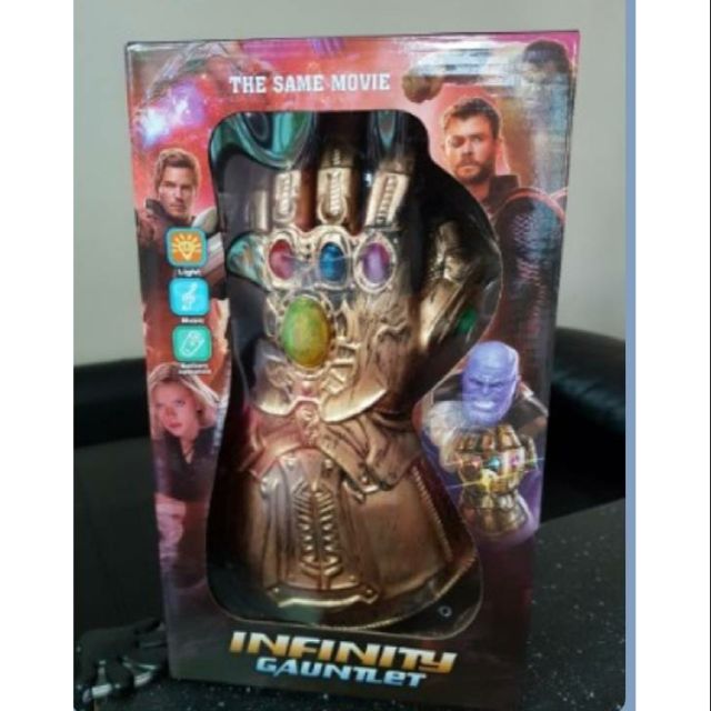 No.z999🧤ถุงมือธานอสสุดฮิต มีไฟมีเสียง