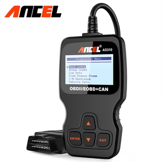 Ancel เครื่องสแกนเนอร์วินิจฉัยรถยนต์ AD310 OBD2 ODB2 OBD 2 Code สําหรับวินิจฉัยรถยนต์ OBDll OBD