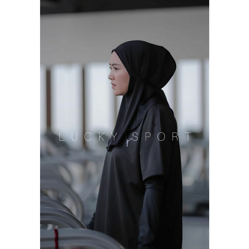 Hijab SPORT HIJAB Instant HIJAB วอลเลย์บอลบาสเกตบอล GYM FITNESS ZUMBA ว่ายน้ํา
