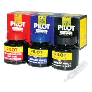 (KTS)น้ำหมึกเติมปากกาเคมี PILOT SCI-R เลือกสีได้
